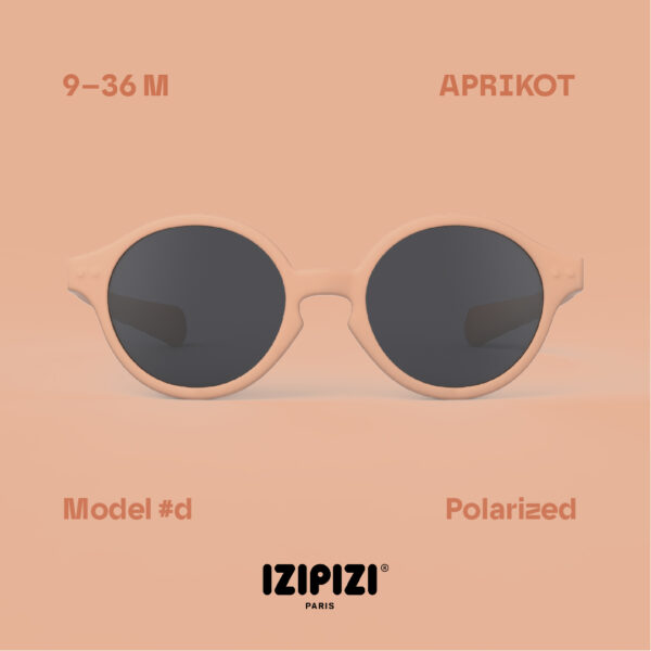 IZIPIZI - okulary przeciwsłoneczne dla dzieci Kids 9-36 m, aprikot