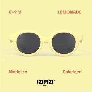 IZIPIZI - okulary przeciwsłoneczne dla dzieci Baby 0-9 m, #c lemonade